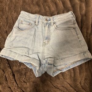 PacSun Light Wash Jean Shorts